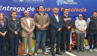 Ayuntamiento de Monclova entrega obras en la colonia Brisas del Valle