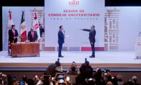 Respalda Villegas a nuevo rector de UJED