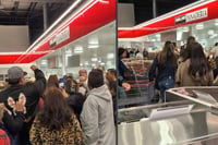 Arman zafarrancho por conseguir pasteles de Costco | VIDEO