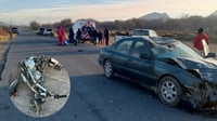 Muere motociclista en el ejido La Loma de Lerdo, fue impactado de frente por un auto