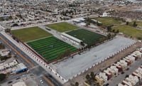 Gobernador de Durango y alcalde de Lerdo entregan 'Polideportivo Lerdo 2024'