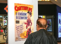 Inauguran exposición homenaje a 'Cantinflas' en Plaza Cuatro Caminos