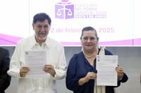 Senado entrega listas de candidaturas de la elección judicial al INE