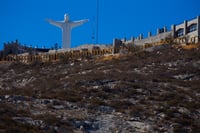 Se demora restauración del Cristo Rey en el cerro de las Noas