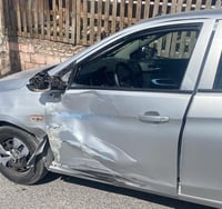 Motociclista termina inconsciente tras fuerte accidente vial en Gómez Palacio