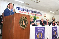 Se reúnen socios del Club de Leones