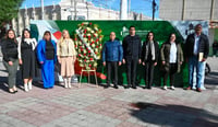 Conmemoran Día de la Bandera en Lerdo