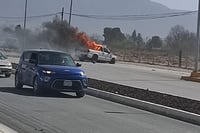 Joven resulta lesionado tras chocar contra luminaria en Ramos Arizpe