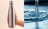 ¿Es malo tomar agua en botellas de aluminio?