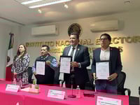 INE Coahuila firma convenio con la UTT para impulsar la observación electoral