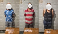 Aseguran a tres individuos en posesión de cristal en la colonia Los Álamos