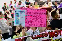 Madre de Pablo Jared clama justicia ante la visita de Sheinbaum en Torreón