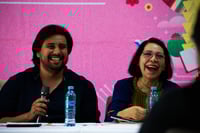 Encabezados por Marianne Toussaint, poetas comparten sus versos en la Feria Internacional del Libro Coahuila