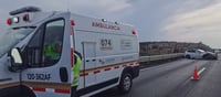 Muere hombre en la carretera Torreón - Saltillo tras impactar barrera metálica