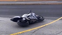 Motociclista pierde la vida en Saltillo; no portaba casco