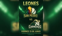 Se enfrentarán los Leones de San Pedro y Carneros del CBTA en la Liga Sinergia