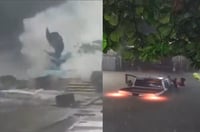 Así ha sido el paso del huracán Erick en territorio mexicano | VIDEOS
