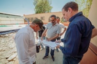 Supervisan avances del futuro Centro Cultural de Torreón frente al Bosque Venustiano Carranza