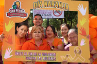 Conmemoran Día Naranja en San Pedro