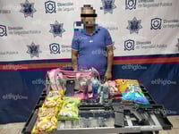 Agentes municipales frustran asalto a comercio, hay un detenido que pretendía escapar en un taxi