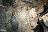 Nuevo saqueo arqueológico en Coahuila; INAH resguarda restos óseos