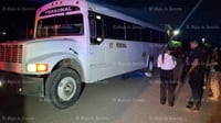 Adulto mayor muere arrollado por autobús en Lerdo, responsable huyó