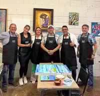 Inauguran exposición de alumnos de Artes Plásticas del Teatro Isauro Martínez