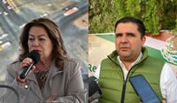 Alcaldesa de Gómez Palacio y alcalde de Lerdo contentos por la lluvia ante impacto de sequía