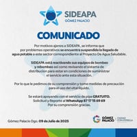 Baja presión del agua en el Campestre; es por interrupción del suministro de Agua Saludable
