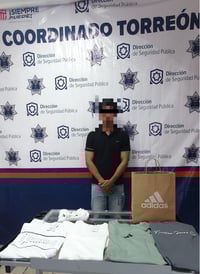 Detenido por presunto robo en tienda de ropa