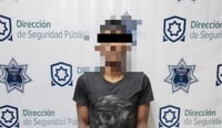 Joven es detenido en ejido La Perla al intentar ingresar a negocio por un hoyo