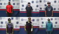 Policía de Torreón detiene a seis hombres por amenazas en La Flor de Jimulco