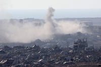 Israel mató el martes a 103 palestinos, 60 de ellos cerca de puntos de ayuda humanitaria