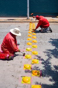Instalan más de 100 líneas de boyas en la ciudad