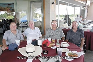 Sergio González, Julio Rodríguez, Enrique Garza y Hector Garza Tijerina