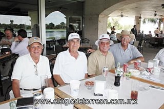 Arnulfo Lara Ramos, Luis Granados, Gustavo Esquinca y Carlos Santos