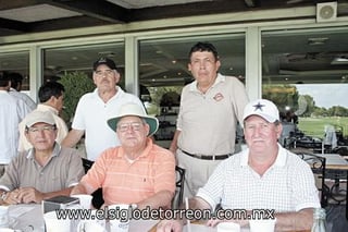 XXXI ANIVERSARIO DEL TORNEO ANUAL  Raúl Pérez, Jorge López, Jesús De Lara, Jose Francisco González y Francisco Servin