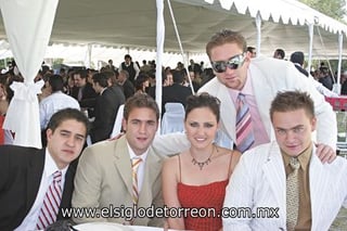 Luis González, Carlos Muela, Ma. Emilia Jiménez de Madero, Gabriel Villalobos y Rodrigo González