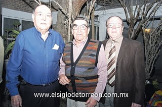 13032011  Mijares, Carlos Villarreal y Sergio Treviño.