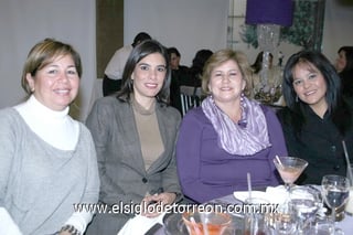 22032011 Silva, Angélica, Graciela de Onofre y Nydia de los Santos. 