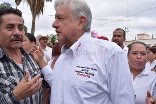 El candidato por Morena a la Presidencia de México, Andrés Manuel López Obrador, estuvo en San Pedro Coahuila.

