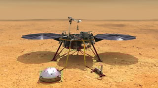 El modulo espacial InSight, la primera misión de la NASA que quiere estudiar específicamente el interior de Marte, aterrizó hoy con éxito en la superficie del planeta rojo.