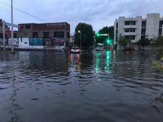 Inundaciones en el Centro de Torreón.