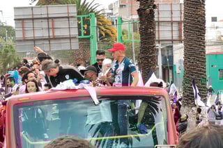 Desfile del campeón de Liga MX por las calles de Pachuca
