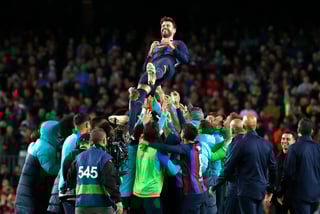 El último baile de Piqué con el Barcelona