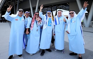 La afición del Korea Vs. Uruguay