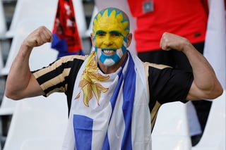 La afición del Korea Vs. Uruguay