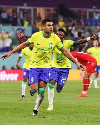 Gol de Casemiro le da la victoria a Brasil sobre Suiza