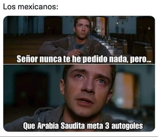 Viven con memes el partido México vs Arabia Saudita en redes