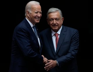 López Obrador recibe a Joe Biden en Palacio Nacional